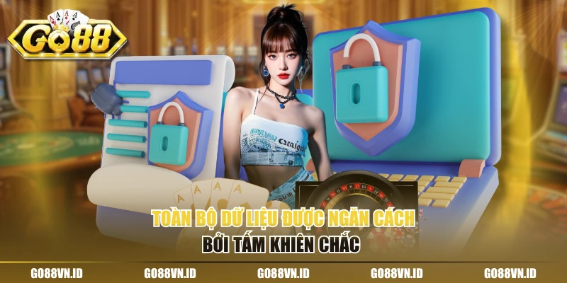 Toàn bộ dữ liệu được ngăn cách bởi tấm khiên chắc